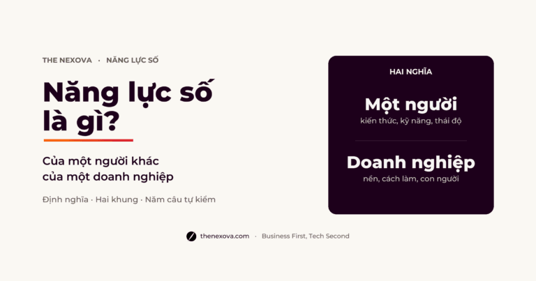 Năng lực số là gì: năng lực số của một người khác năng lực số của doanh nghiệp